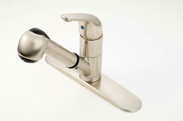 8IN AB KITCHEN FAUCET SINGLE LEVER-BRUSHED NICKEL