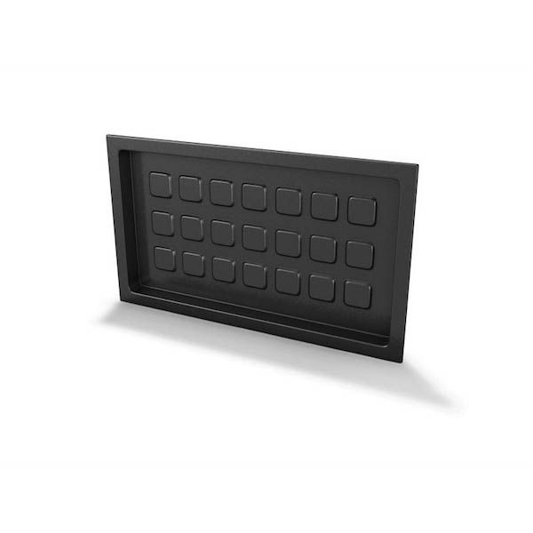 RECESSED VENT COVER - BLACK