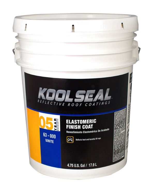 KOOL SEAL MH ELASTO - WHITE, 4.75 GALLON