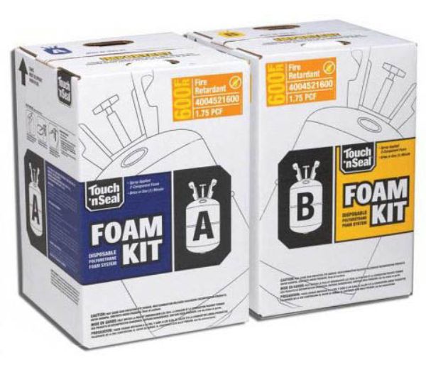 TOUCH 'N SEAL 2-COMP FIRE RETARDANT FOAM KIT 600 BDFT