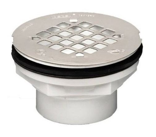 SHOWER PAN DRAIN WITH SS STRAINER