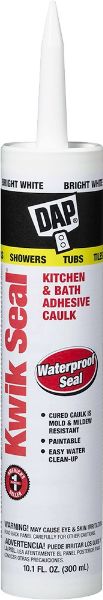 TUB/TILE ADHESIVE - WHITE, 10.3OZ