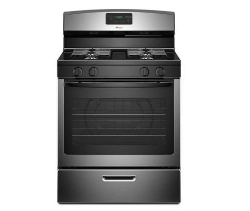 5.1 CU FT WHIRLPOOL AMANA GAS RANGE - STAINLESS