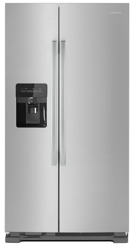 21.0 CU FT WHIRLPOOL AMANA REFRIGERATOR SIDE-BY-SIDE - STAINLESS