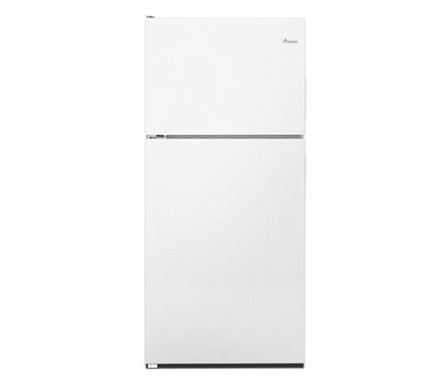 18.2 CU FT WHIRLPOOL AMANA REFRIGERATOR WITH GLASS SHELVES - WHITE