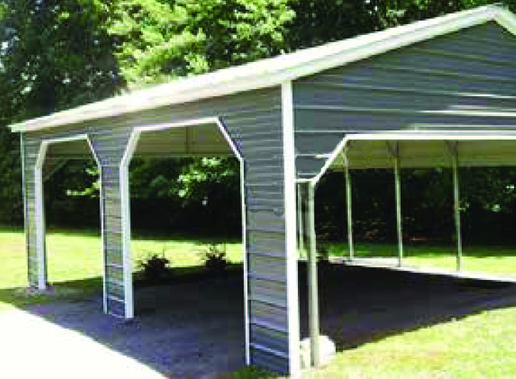 CHOICE COVER CARPORT, FULLY ENCLOSED  *PHOTO REPRESENTATION IS AN EXAMPLE ONLY / ACTUAL PRODUCT MAY VARY