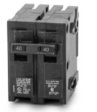 SIEMENS 40A 2P 120/240V