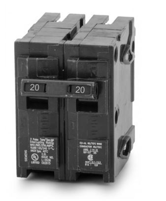 SIEMENS 20A BREAKER 2P 120/240V