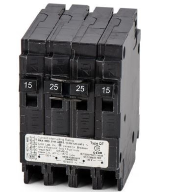 BRK SIEMENS (2) 15A 1P - (1) 25A 2P