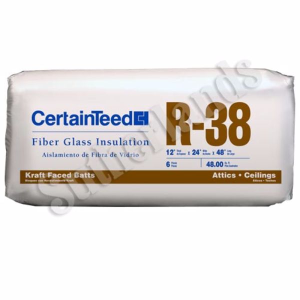 15X48 BATT R-38 HIGH PERF KRAFT 7-BAG CERTAINTEED