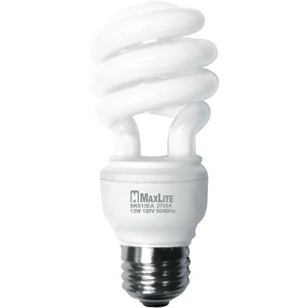 13W CFL BULB, 60W EQUIVALENT, 4/PACK