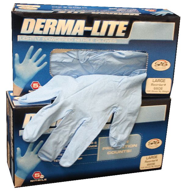 NITRILE GLOVES 6 MIL SZ-LG 100/PK