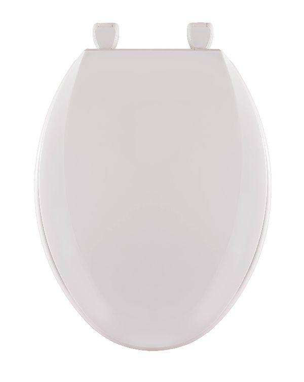 TOILET SEAT ELONGATED-WHITE