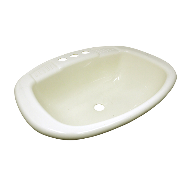 17IN X 20IN RECTANGLE SINK-BONE