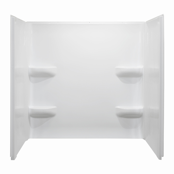 60x32x59 SHOWER WALL WHITE