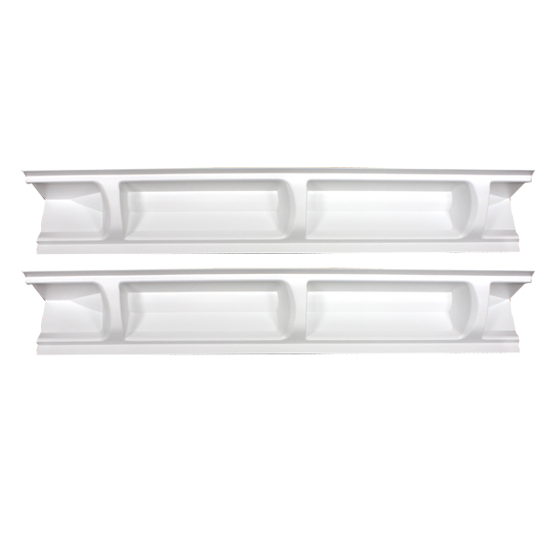 PLASTIC CORNER CADDY - WHITE, 2/PACK