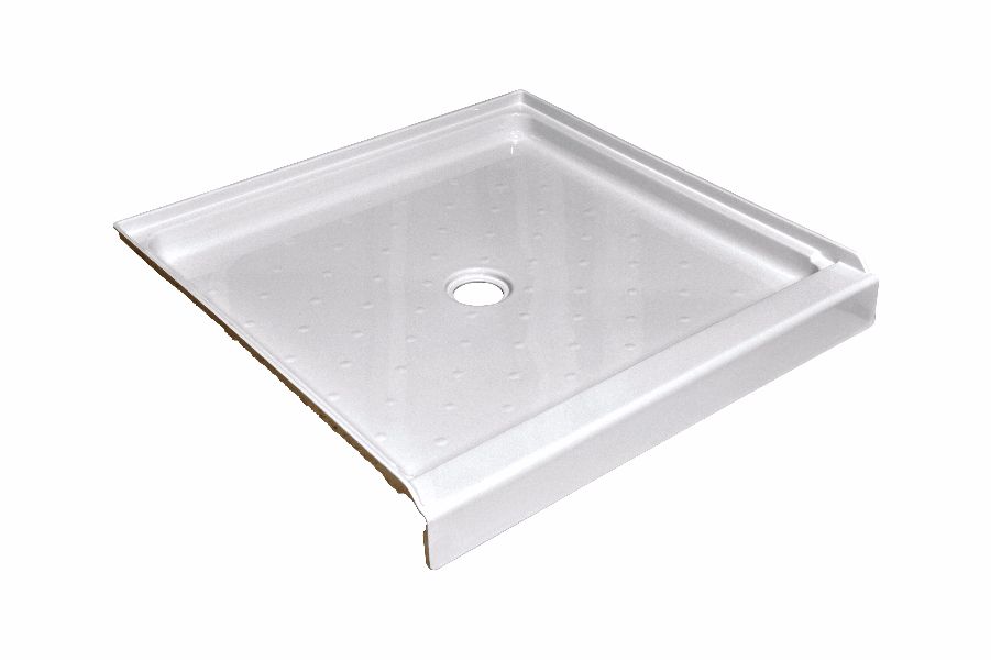 32x32 PLASTIC SHOWER PAN - WHITE