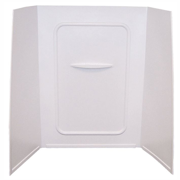 27x54 1-PIECE PLASTIC TEXTURED TUB SURROUND - WHITE