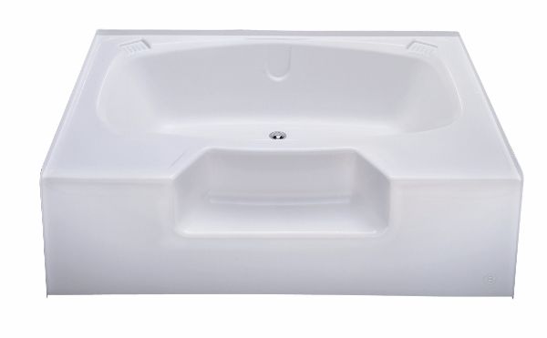 40x60 HEAVY DUTY PLASTIC BOXED GARDEN TUB - WHITE